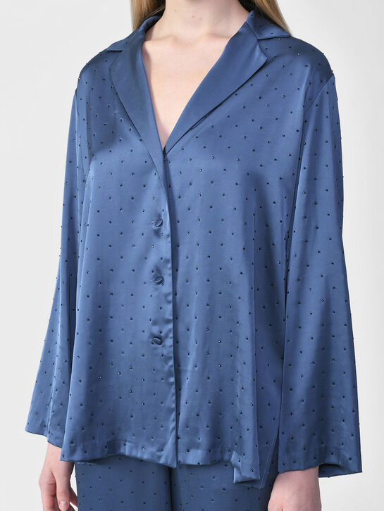 Комплект: жакет+брюки с мелкими стразами Flashin , арт.  | Фото 11