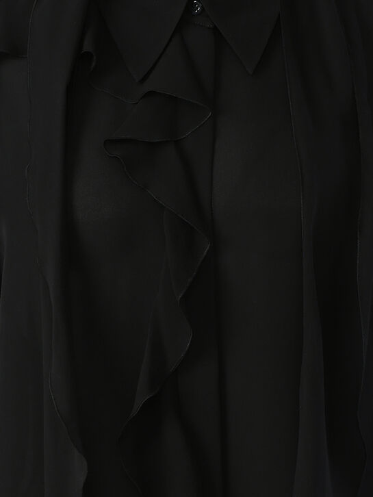 Блуза шифоновая, черная Dorothee Schumacher , арт.  | Фото 6
