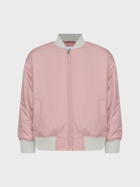 Куртка-бомбер с бежевой отделкой, розовая IL Gufo , арт.  | Фото 1