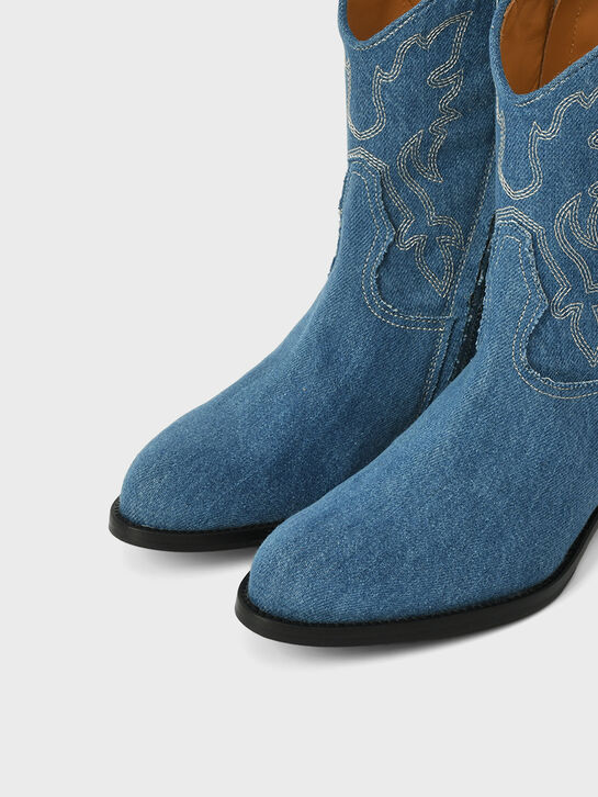 Сапоги джинсовые с вышивкой Gallucci , арт.  | Фото 6