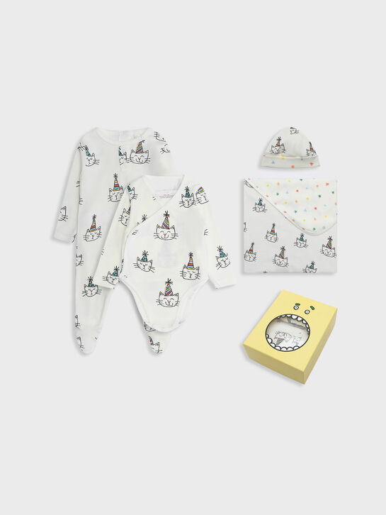 Комплект: комбинезон + боди + одеяло + шапочка Stella McCartney , арт.  | Фото 1