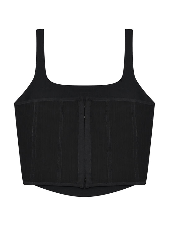Топ корсетный, черный Patrizia Pepe , арт.  | Фото 1