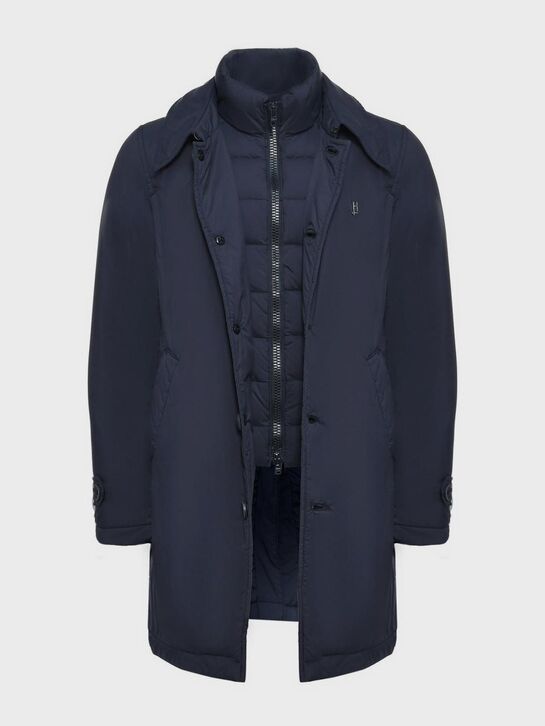 Куртка на пуговицах, темно-синяя Herno , арт.  | Фото 3