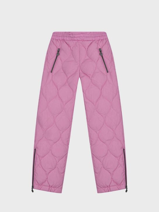 Стеганые черные брюки, розовые Naumi , арт.  | Фото 1