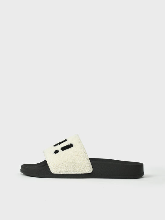 Шлепанцы махровые, черный лого MARNI , арт.  | Фото 1