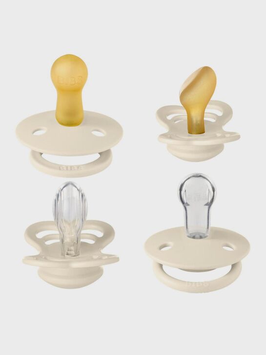 Набор пустышек Ivory, 4 шт, 6+ мес. BIBS , арт.  | Фото 1