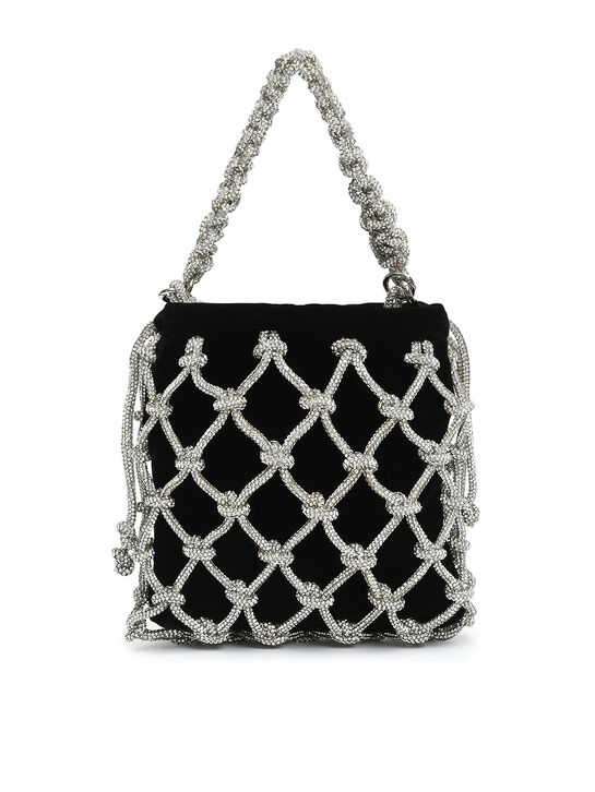 Сумка плетеная, черная ALINE , арт.  | Фото 1