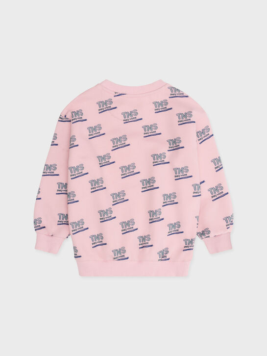 Свитшот розовый с лого The New Society , арт.  | Фото 2