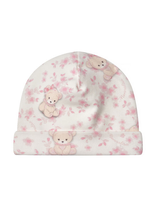 Шапка, принт розы и мишки Monnalisa , арт.  | Фото 1