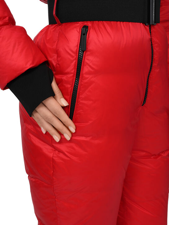 Комбинезон с меховой опушкой на капюшоне, красный Freedomday , арт.  | Фото 8