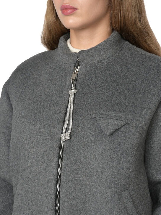 Бомбер с накладным карманом, серый ALINE , арт.  | Фото 7