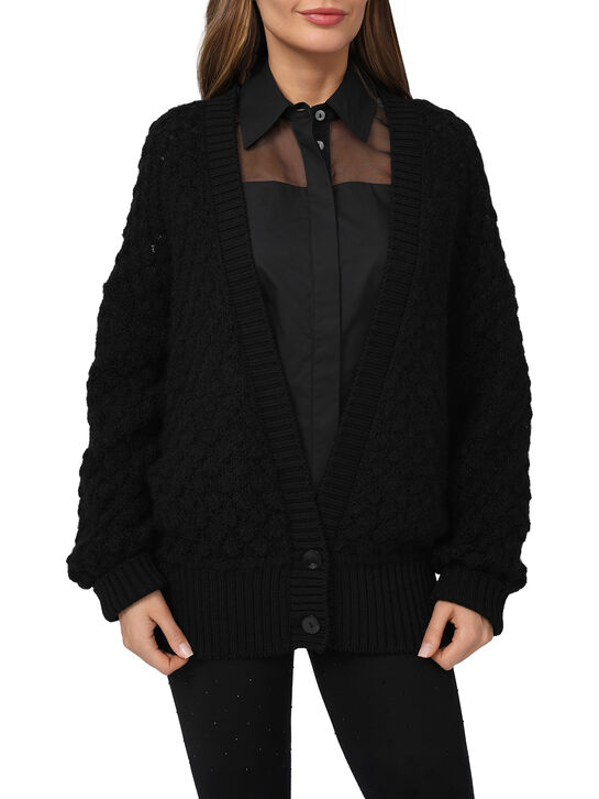 Кардиган кружевной, черный Blumarine , арт.  | Фото 3