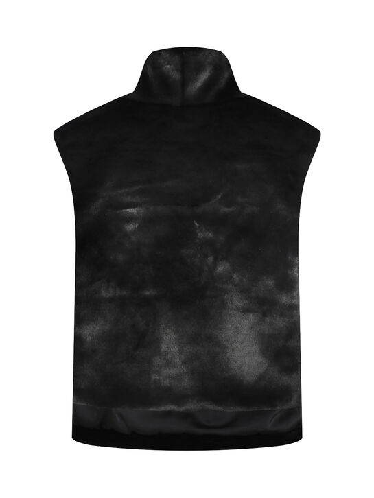 Манишка из эко-меха, черная Flashin , арт.  | Фото 7