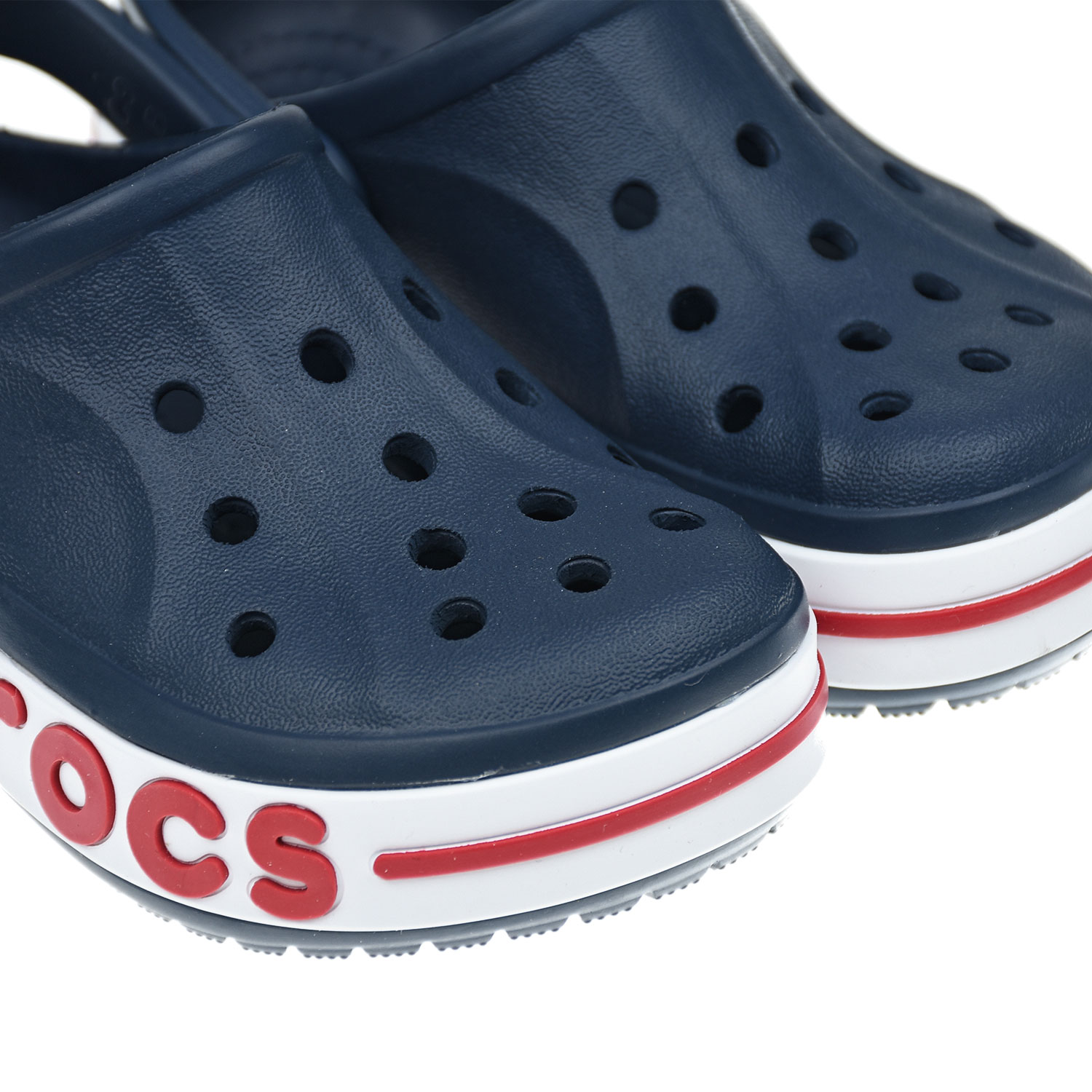 Темно-синие сланцы с логотипом Crocs, арт. 205100