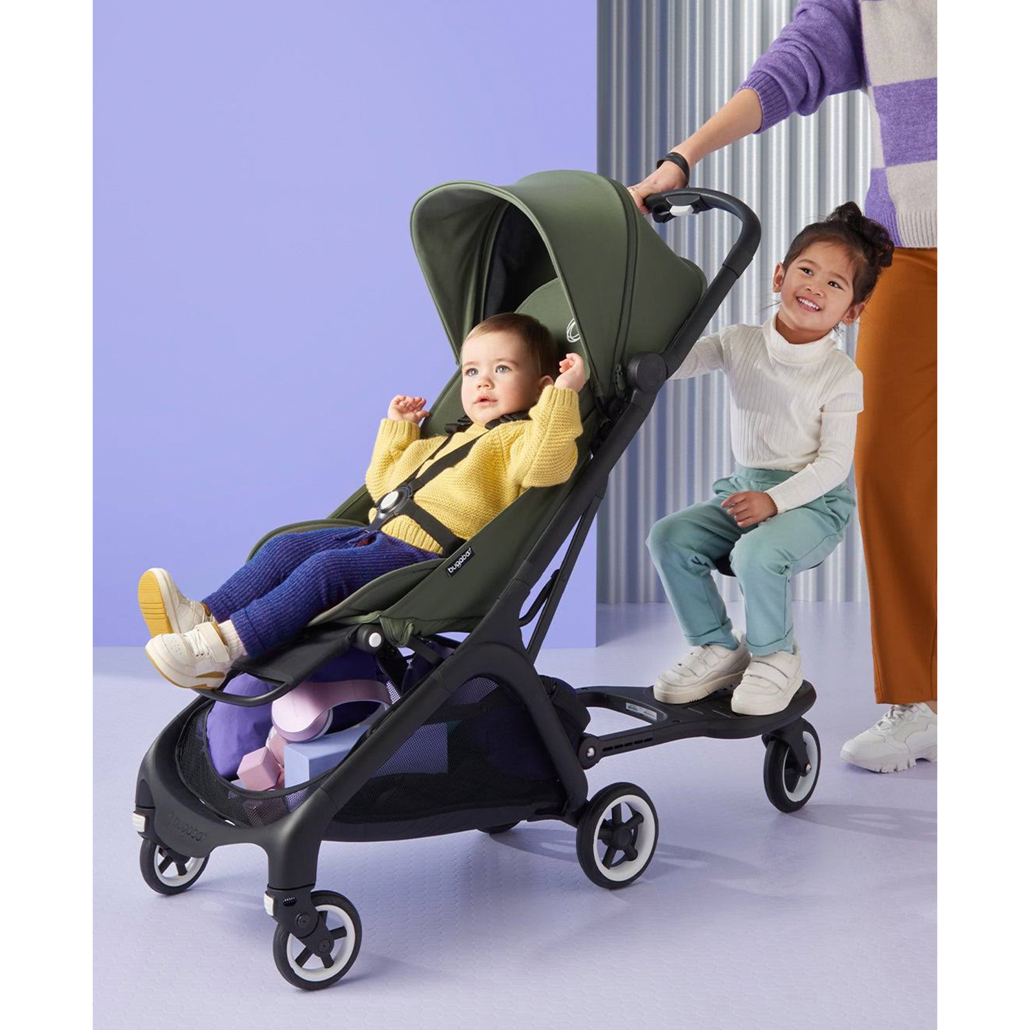 Прогулочная коляска Butterfly complete Black/Midnight black - Midnight  black Bugaboo (купить за 61 990) в интернет-магазине Кенгуру, арт. 100025