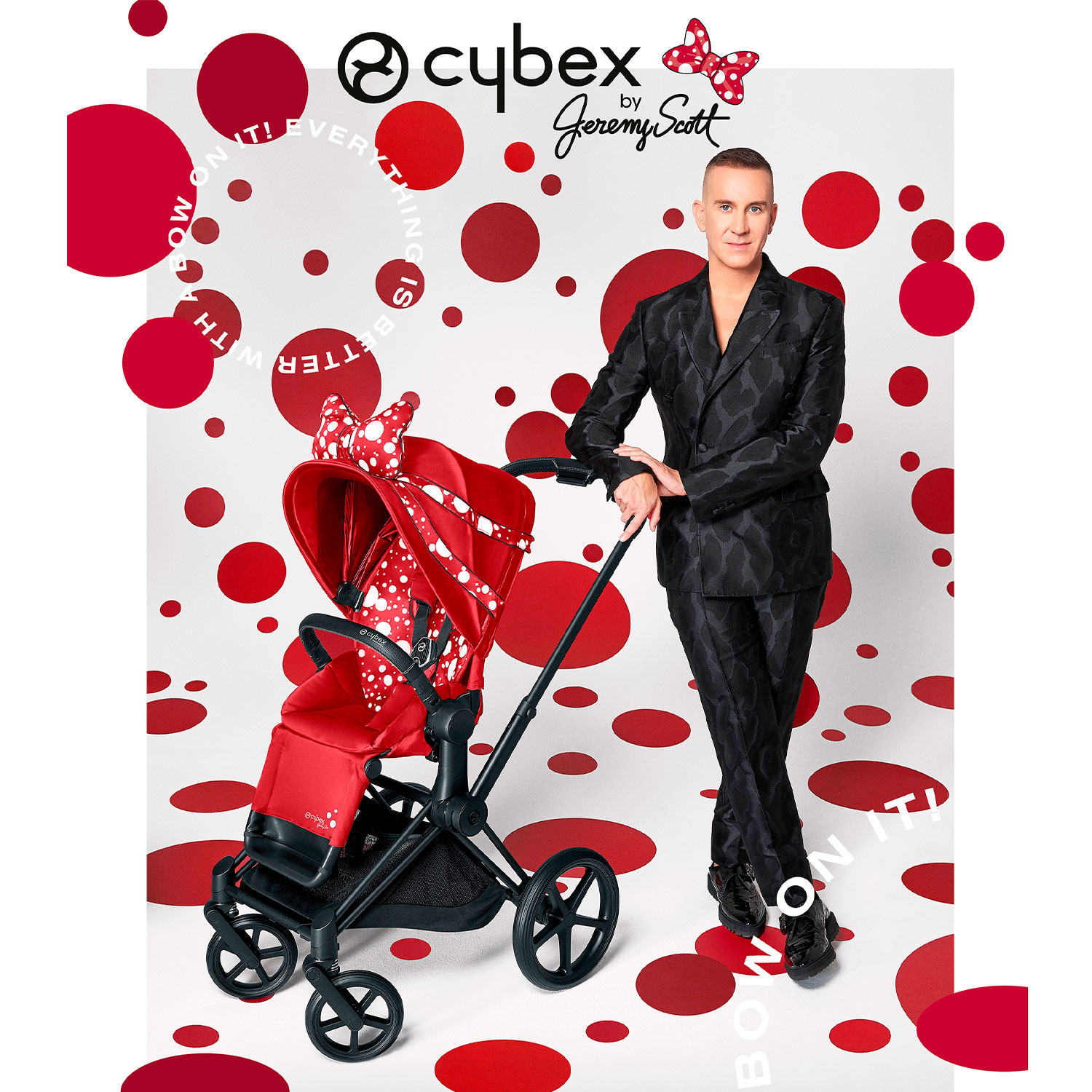 CYBEX Ткань Seat Pack PRIAM III FE Jeremy Scott Petticoat Red