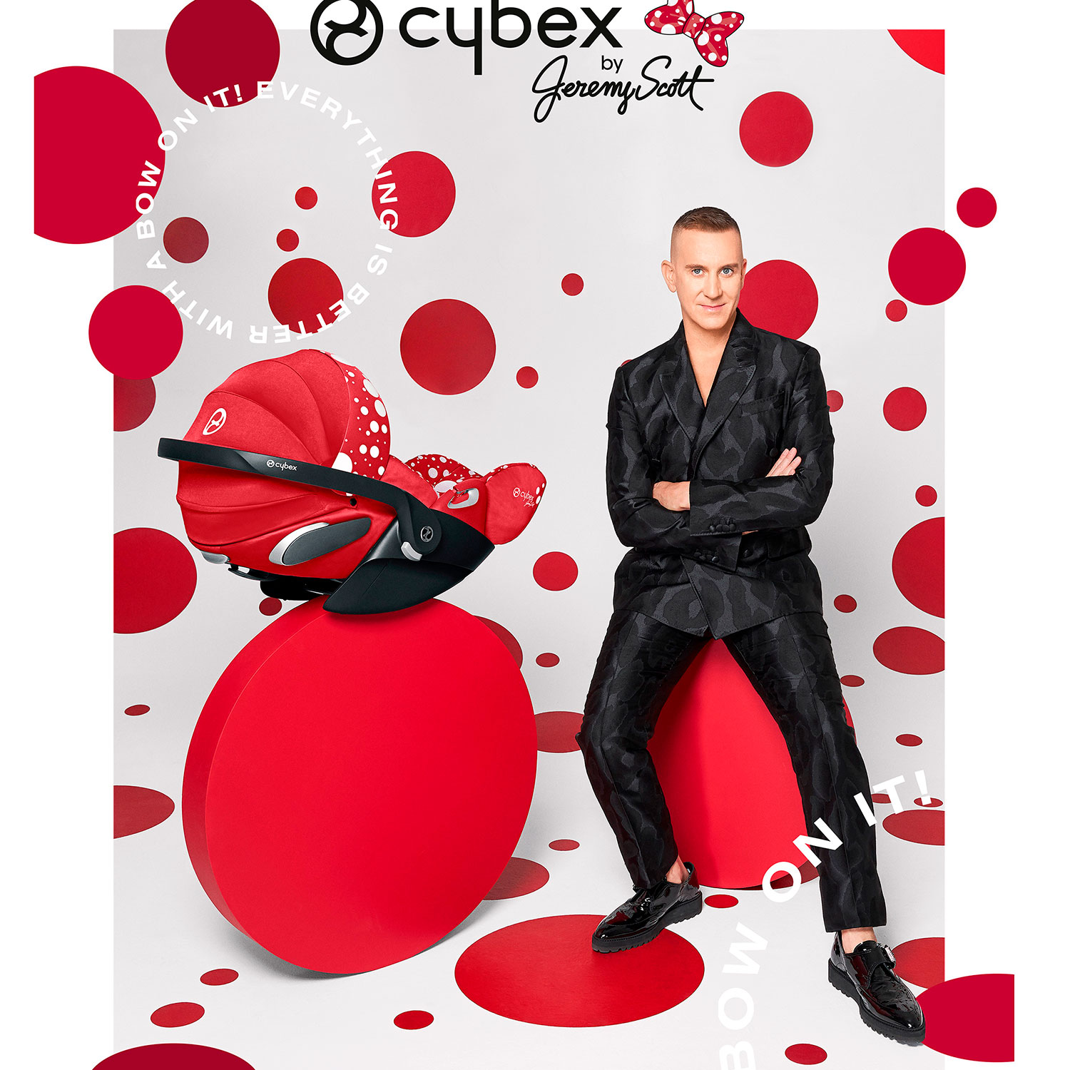 CYBEX Автокресло Cloud Z i-Size FE Jeremy Scott Petticoat Red