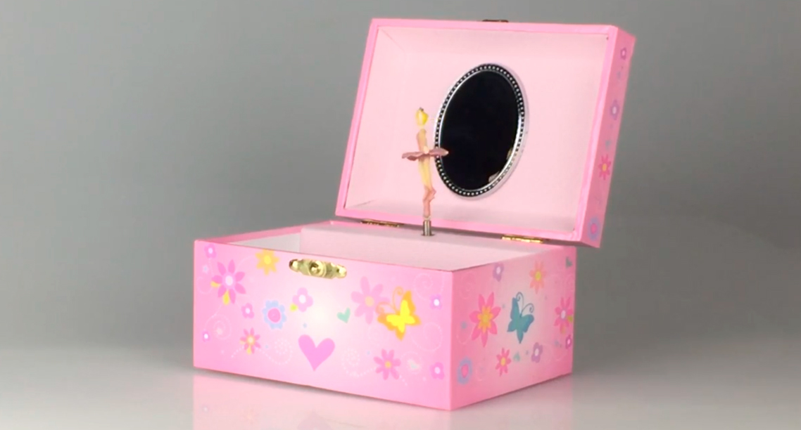 Musicboxworld Музыкальная шкатулка &quot;Единорог&quot; 15x11,5x8,5 см., розовый