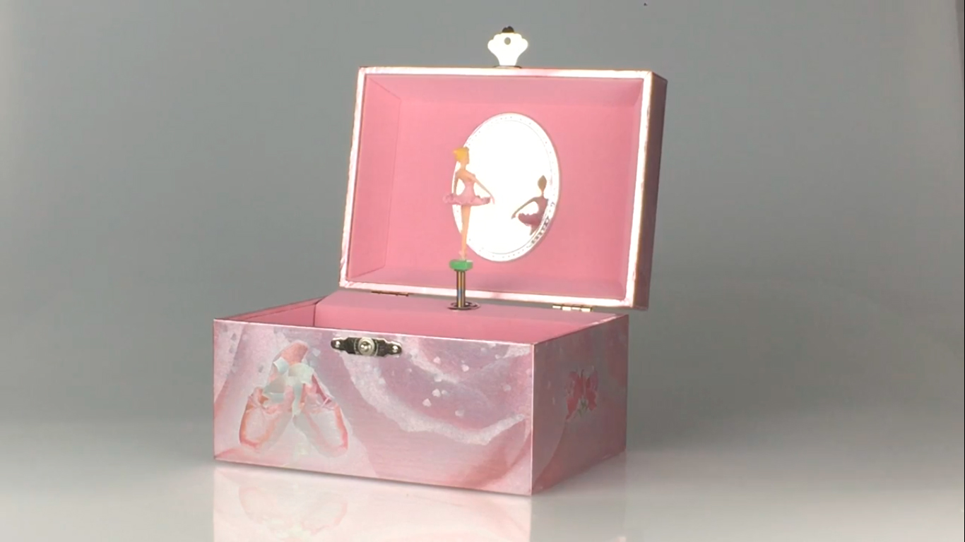 Musicboxworld Музыкальная шкатулка &quot;Балерина&quot; 14,8x10,6x8,5 см., розовый