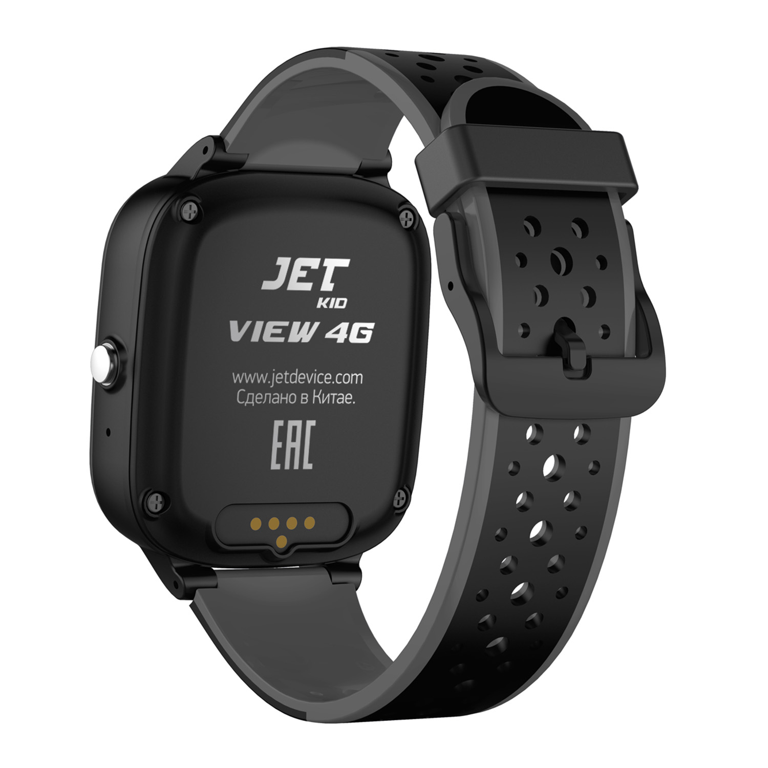 Детские умные часы с GPS трекером View 4G, черный/серый Jet Kid, арт. AD04-J