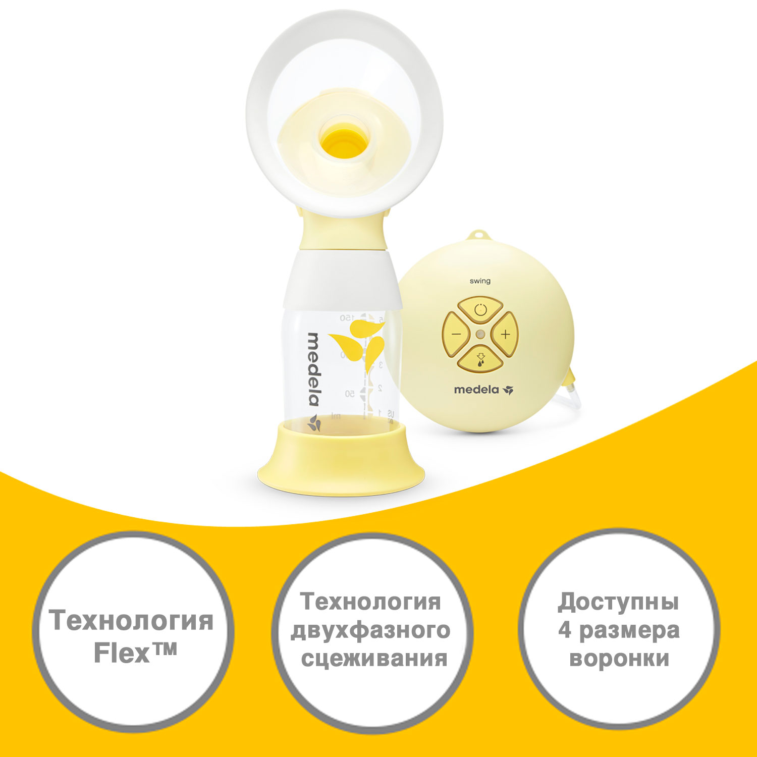 Молокоотсос электронный Swing Flex Medela (купить за 17 999) в  интернет-магазине Кенгуру, арт. 101033