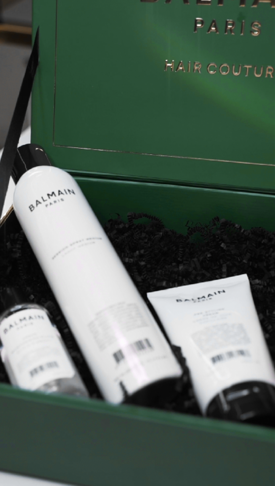 Набор для окрашенных волос Couleurs couture care set Green Balmain, арт. HC  COU