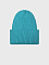 Бирюзовая шапка с отворотом