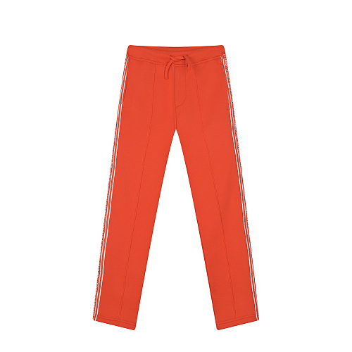 Оранжевые спортивные брюки с лампасами Dsquared2 Красный, арт. DQ0674 D003S DQ257 | Фото 1