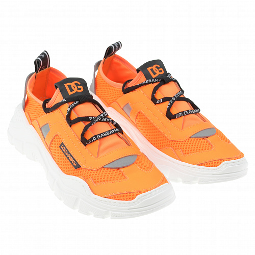 Оранжевые кроссовки с белой подошвой Dolce&Gabbana Оранжевый, арт. DA5055 AY202 8H232 | Фото 1