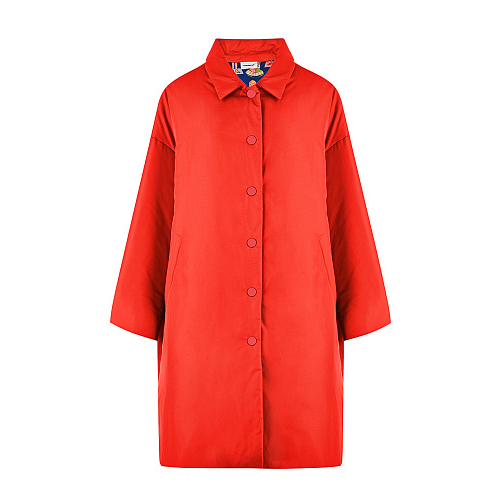 Красное двухстороннее пальто с рюшами Scrambled Ego Красный, арт. SCW1B13014 08 | Фото 1
