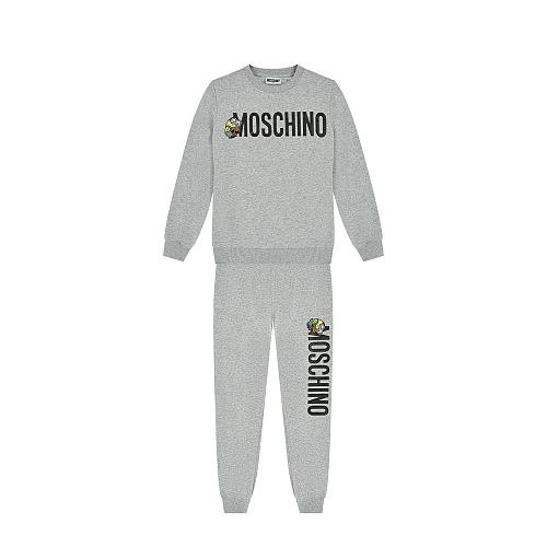 Серый спортивный костюм Moschino Серый, арт. HUK02V LDA00 60926 | Фото 1