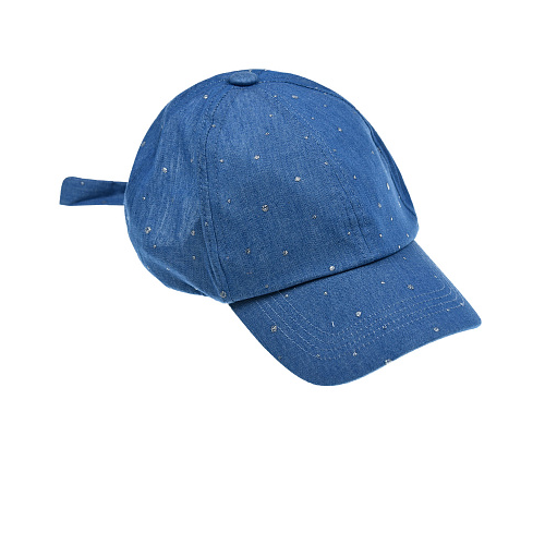 Джинсовая кепка с бантом MaxiMo Голубой, арт. 13503-955300 40 | Фото 1