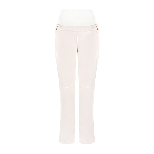 Розовые брюки из эко-кожи для беременных Pietro Brunelli Белый, арт. PN0220 PE0015 0035 | Фото 1