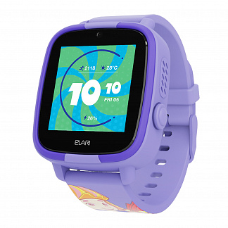 Умные часы для FixiTime Fun с камерой и влагозащитой, фиолетовый Elari , арт. FIXITIME FUN (фиолетовый) | Фото 1
