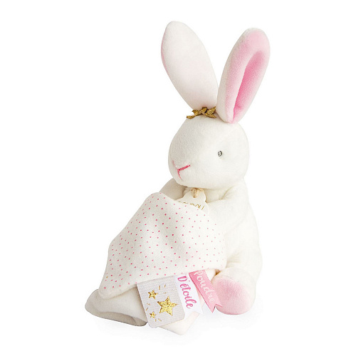 Мягкая игрушка &quot;Кролик Perlidoudou&quot;, розовый Doudou et Compagnie 22 , арт. DC3513 | Фото 1