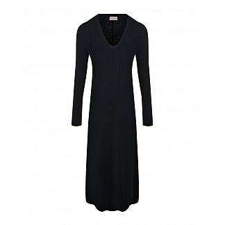 Черное платье из шерсти и кашемира MRZ Черный, арт. FW22-0106 9906 | Фото 1
