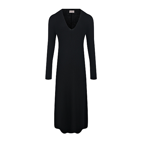 Черное платье из шерсти и кашемира MRZ Черный, арт. FW22-0106 9906 | Фото 1