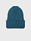 Шапка синего цвета с отворотом