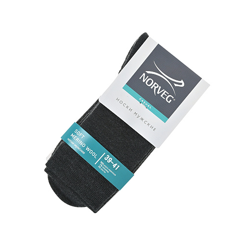 Темно-серые носки Soft Merino Wool Norveg , арт. 9SMWMRU-041 | Фото 1