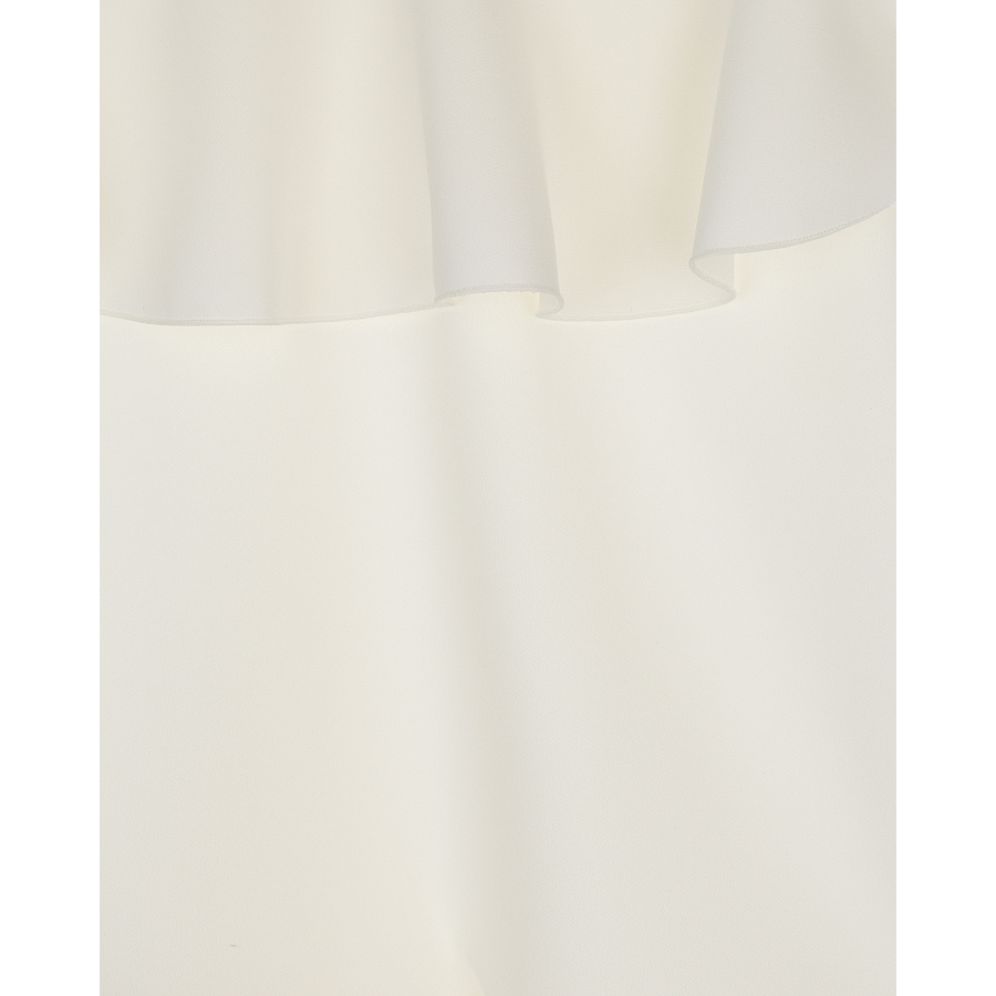 Белое платье с оборкой Monnalisa Белый, арт. 719906 9304 0001 | Фото 3
