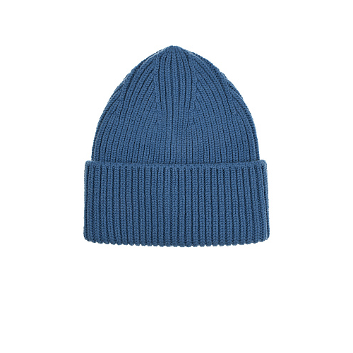 Голубая шапка бини из шерсти и кашемира MRZ Голубой, арт. FW22-0126 0606 | Фото 1