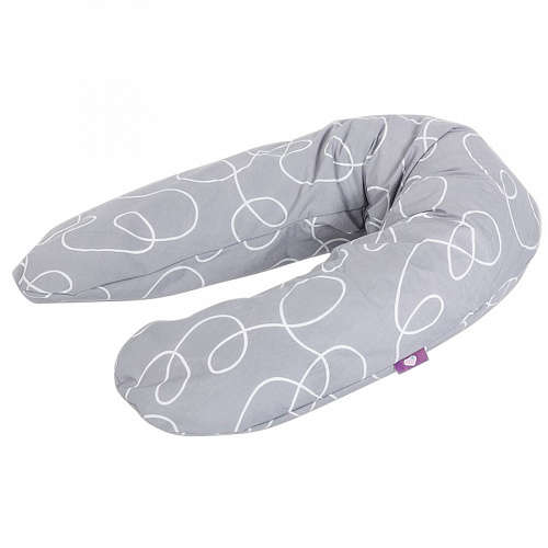 Подушка для кормления DESIGN grey, 180 cм Traumeland , арт. T040512 | Фото 1