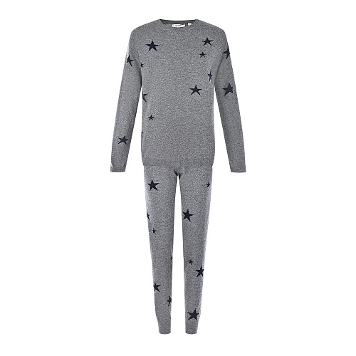 Серый кашемировый комплект: джемпер и брюки Chinti&Parker Серый, арт. KF113/CP460 GREY | Фото 1