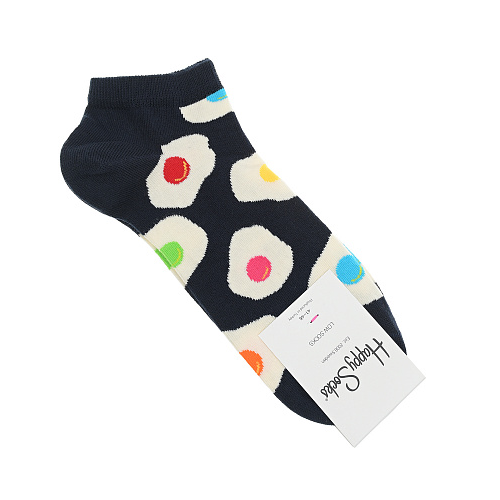 Спортивные носки с принтом &quot;яичница&quot; Happy Socks Синий, арт. EGS05 6500 | Фото 1