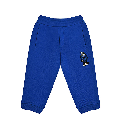 Синие спортивные брюки с патчем &quot;орел&quot; Emporio Armani Синий, арт. 3LHPFS 1JHSZ 0949 | Фото 1