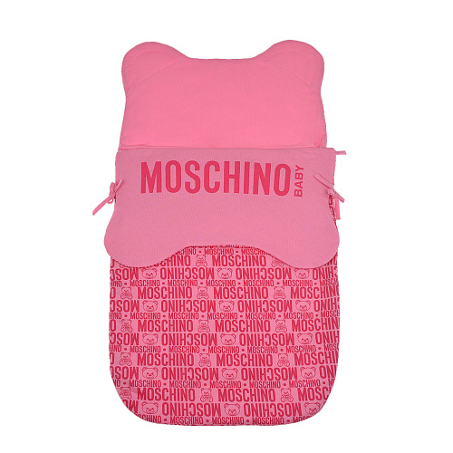 Розовый конверт с логотипом Moschino Розовый, арт. MME00C LAB25 85557 | Фото 1