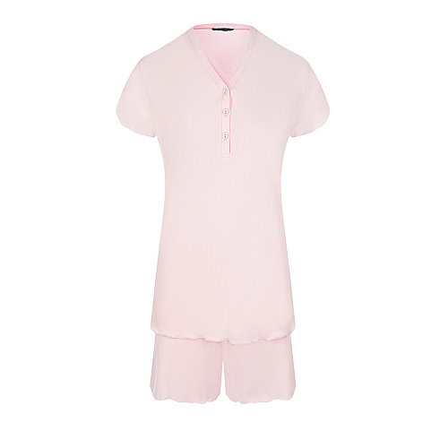 Розовая пижама: футболка и шорты Dan Maralex Розовый, арт. 391171217 | Фото 1