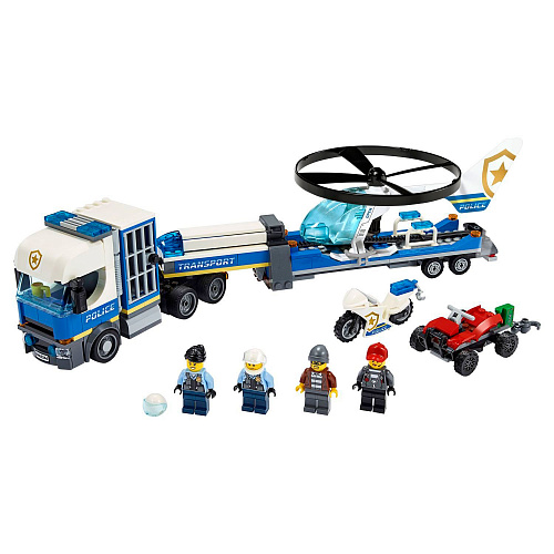 Конструктор City &quot;Полицейский вертолетный транспорт&quot; Lego , арт. 60244 | Фото 1