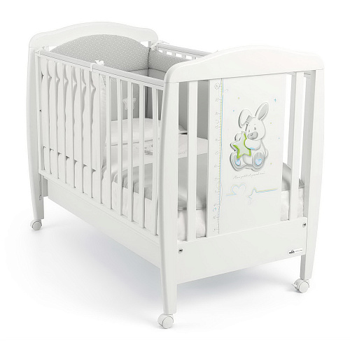 Детская кровать Cam Lettino Coniglio для новорожденных &quot;Кролик&quot;,  белая  Белый, арт. G250 | Фото 1