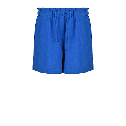 Синие шорты для беременных с поясом на резинке Pietro Brunelli Синий, арт. PN0194 LI0017 0392 | Фото 1